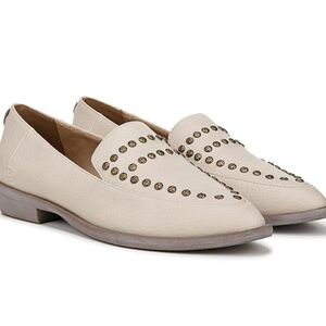 Blowfish Malibu Women Harper Loafer Elegant Off White Studded Loafers